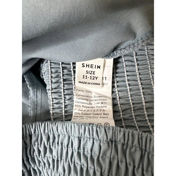 Girls 2 Piece Sleeveless Crop Top & Pants Set Size 11-12Y Summer Spring Beach - Picture 4 of 10